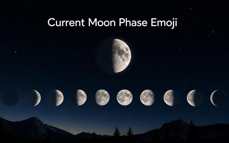 Current Phase of the Moon Emoji