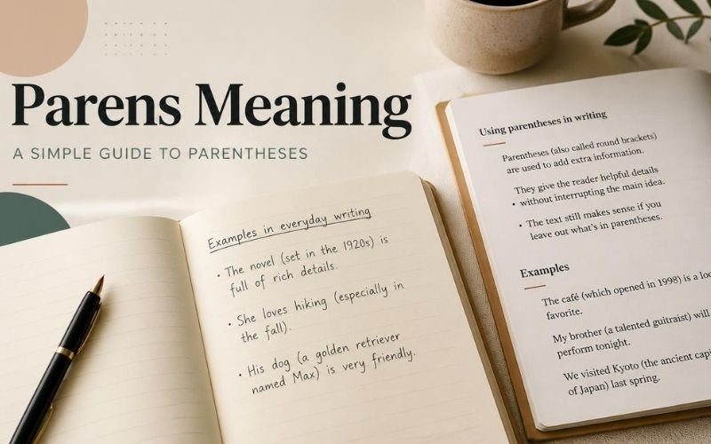 Parens Meaning
