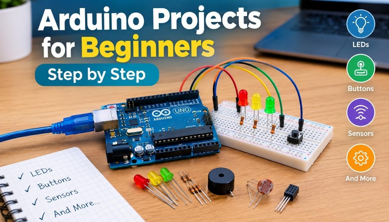 Arduino Projects for Beginners Step by Step
