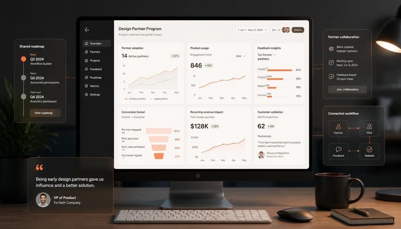 Design Partner Program Success Metrics Early Stage B2B SaaS