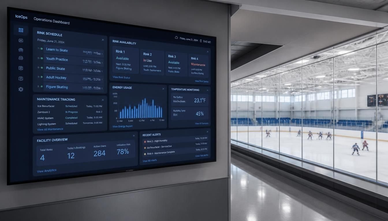Ice Rink Operations Management Software Features Entities Data Model