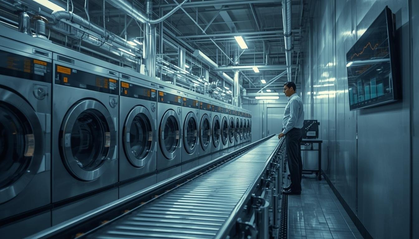 spindle laundry software workflow steps