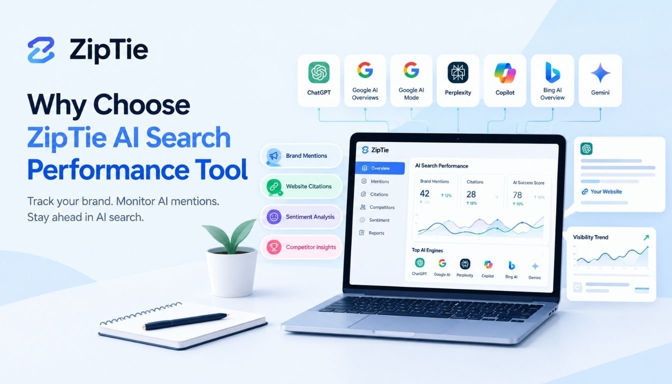Why Choose ZipTie AI Search Performance Tool